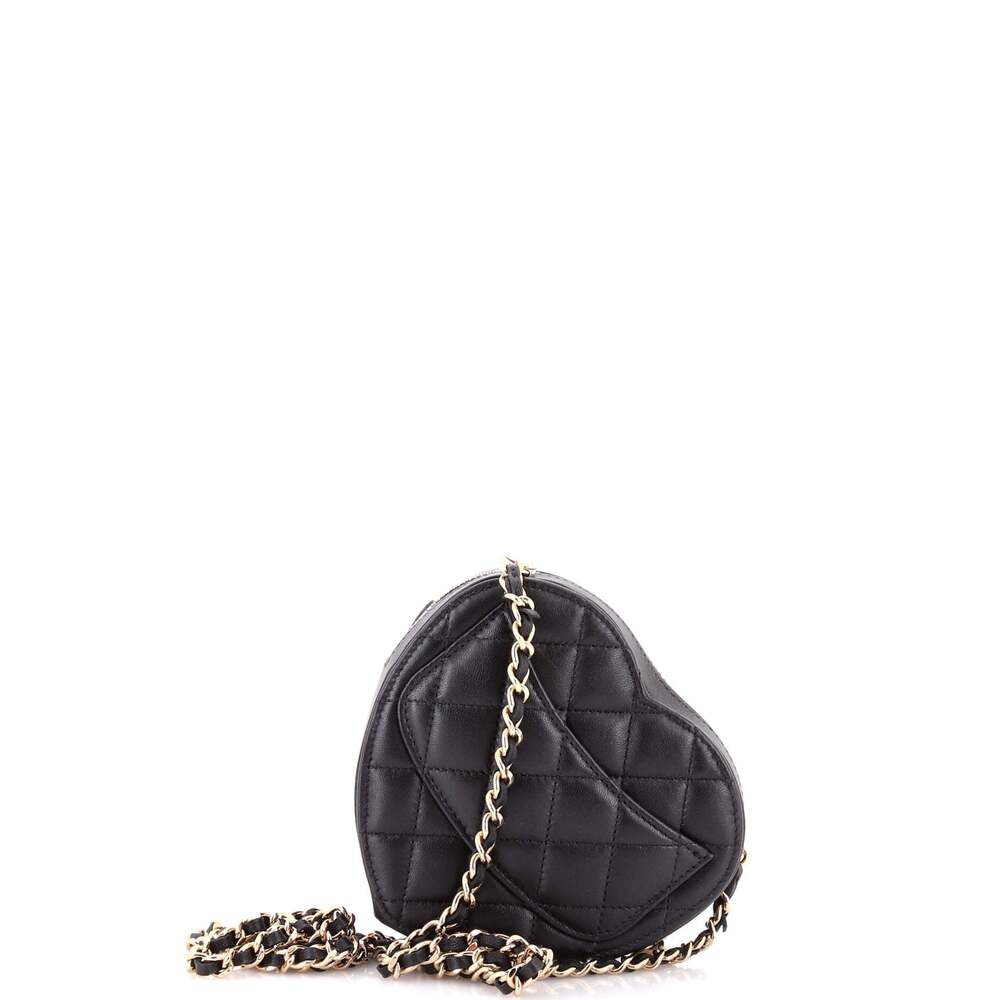 Chanel Cc In Love Heart Clutch With #241266C43B - Picture 4 of 7